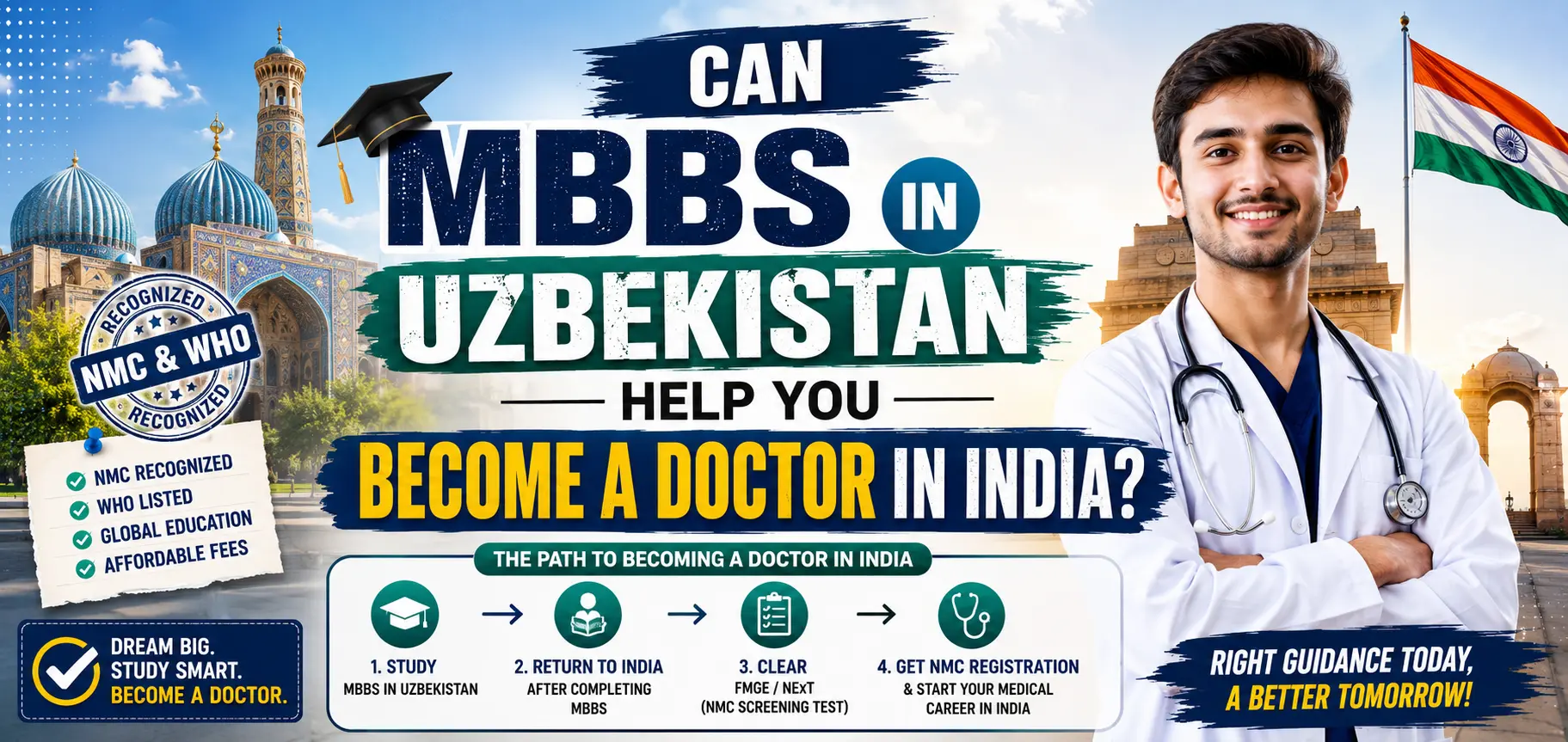 Can MBBS in Uzbekistan Help You Become a Doctor in India